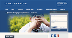 Desktop Screenshot of cook-lawgroup.com